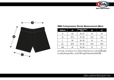 Fairtex Vale Tudo shorts for Men - Blue