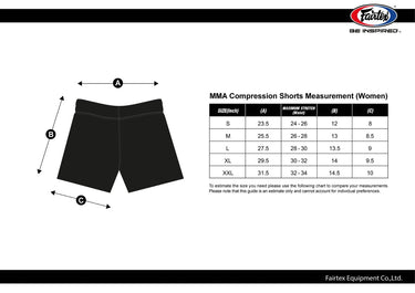 Fairtex Vale Tudo shorts for Women - Blue