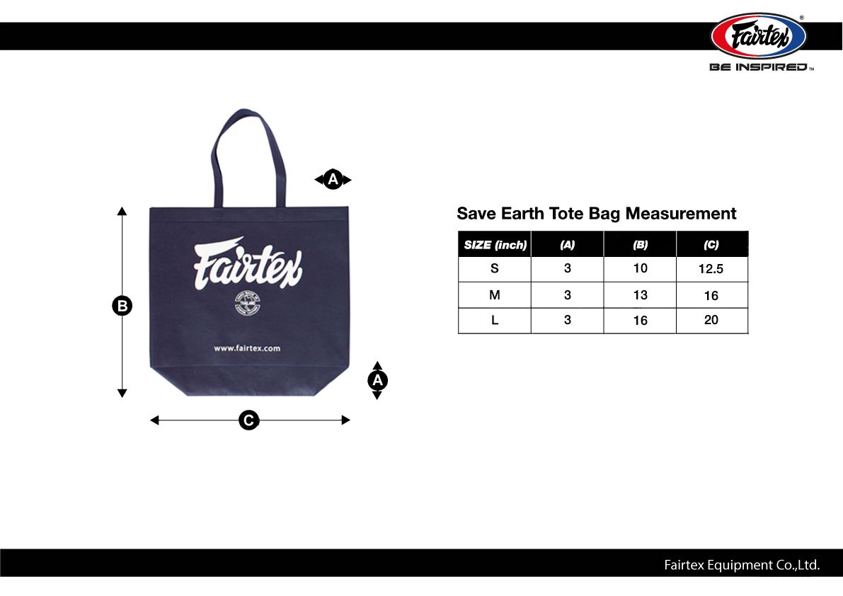 Fairtex Save Earth Tote Bag